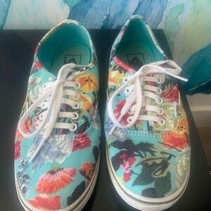 Vans Women's Floral Sneakers - Multicolor